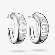 THOMAS SABO Bold Elegance Silver Cubic Zirconia Hoop Earrings CR759-051-14