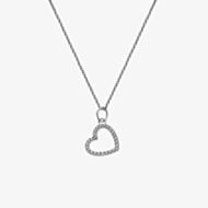 Hot Diamonds Silver Whisper Sterling Silver Happy Birthday Necklace SWP004