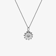Hot Diamonds Silver Whisper Sterling Silver Thank You Necklace SWP012
