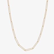 Hot Diamonds Embrace 18ct Gold Plated Twisted Paper Link Chain CH111