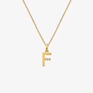 Hot Diamonds X Jac Jossa Golden Edit F Pendant Necklace DP944
