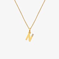 Hot Diamonds HD X Golden Edit Golden Edit N Pendant Necklace DP952