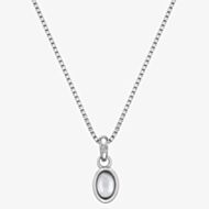 Hot Diamonds White Topaz Birthstone Necklace - April DP757