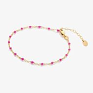 Hot Diamonds X Jac Jossa Golden Edit Pink Ocean Bracelet DL656