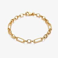 Hot Diamonds HD X Tasha Ghouri Gold Plated Statement Link Bracelet DL685