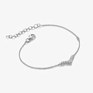 Hot Diamonds Silver Lustre White Topaz Bracelet DL720