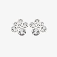 Hot Diamonds Tender Sterling Silver White Topaz Diamond Cluster Stud Earrings DE836