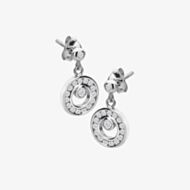 Hot Diamonds Orbit White Topaz Dropper Earrings DE744