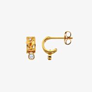 Hot Diamonds HD X GE Revolve White Topaz Droplet Earrings DE850