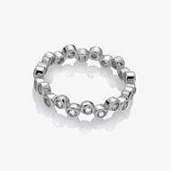 Hot Diamonds Tender Sterling Silver White Topaz Ring DR208
