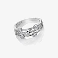 Hot Diamonds Tender White Topaz Statement Ring DR207