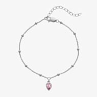 Hot Diamonds Silver Whisper Sterling Silver October Birthstone Bracelet SWB034