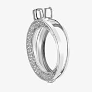 Hot Diamonds Emozioni Mezzaluna Silver 33mm Coin Keeper EK012
