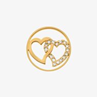 Hot Diamonds Emozioni Companionship Gold Plated 33mm Coin EC551