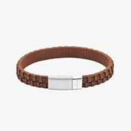 Unique Dark Brown Suede Magnetic Clasp Bracelet B562DB/21CM