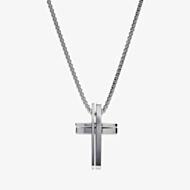 Unique Stainless Steel Cross Necklace AN-112/50CM