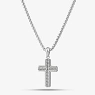 Unique Stainless Steel Cross Pendant AN-181/50CM
