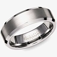 Unique Mens Tungsten Carbide Matte 7mm Ring TUR-139