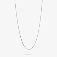 THOMAS SABO Silver Figaro Charm Necklace KE2329-001-21-L45v