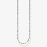 THOMAS SABO Silver Singaporean Twist Curb Chain KE2284-001-21-L45v