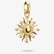 THOMAS SABO Charm Club Connect Gold Plated Sun Charm CC1246-414-14