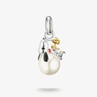 THOMAS SABO Charm Club Connect Peanuts Original Snoopy & Woodstock Pearl Charm CC1308-427-14
