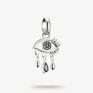 THOMAS SABO Charm Club Connect Wednesday Black Tears Charm CC1319-643-11