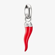 THOMAS SABO Charm Club Connect Red Cornicello Charm CC1328-007-10