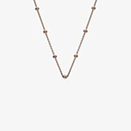 Hot Diamonds Emozioni Rose Gold Plated Bead 18 Inch Necklace CH004