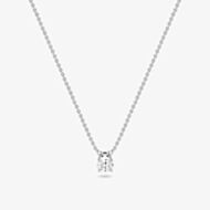 Sif Jakobs Sterling Silver Ovale Cubic Zirconia Necklace SJ-N2744-CZ