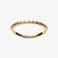 Sif Jakobs Gold Plated Sarzana Cubic Zirconia Ring SJ-R2750-CZ-YG