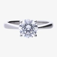 Diamonfire Sterling Silver 2.00ct Round Cubic Zirconia Ring R3753