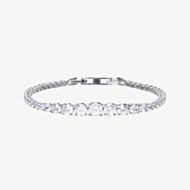 Diamonfire Silver Graduated Cubic Zirconia Tennis Bracelet B5203