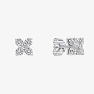 Diamonfire Sterling Silver Cubic Zirconia Flower Stud Earrings E6706