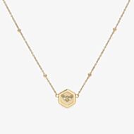 Olivia Burton Signature Minima Bee Gold Plated Necklace 24100096