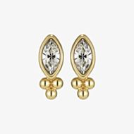 Olivia Burton Classic Gold Dainty Plated Cyrstal Studs Earrings 24100286