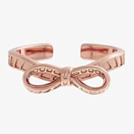 Olivia Burton Bow Rose Gold Tone Ring OBJVBR17
