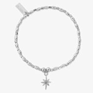 ChloBo Soul Glow Silver Lucky Star Bracelet SBCFR2016