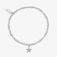 ChloBo Sterling Silver April Birthstone Bracelet SBBCB3486