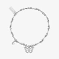 ChloBo Silver New Beginnings Butterfly Bracelet SBBPR30583378