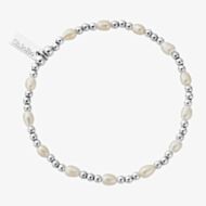 ChloBo Silver Cute Charm Pearl Bracelet SBRPCC