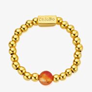 ChloBo Fearless Light 18ct Gold Plated & Sodalite Mini Ring GR_FA