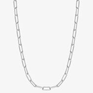 Ania Haie Vogue Maven Sterling Silver Paper Link Chain N062-05H