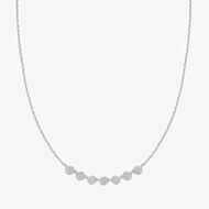 Ania Haie Miss Dainty Sterling Silver Pave Multi Bead Chain Necklace N065-07H