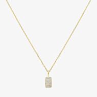 Ania Haie Sunny Sparkler 14ct Gold Plate Pave Pendant Necklace N064-01G