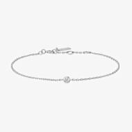Ania Haie Vogue Maven Sterling Silver Sparkle Bezel Bracelet B062-01H