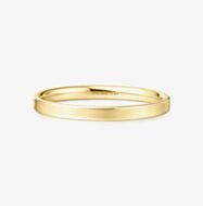 Ania Haie Sunny Sparkler 14ct Gold Plated 2mm Band Ring R064-02G