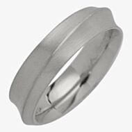 Ti2 Titanium 6mm Satin Flat Court Ring T.LR765.G
