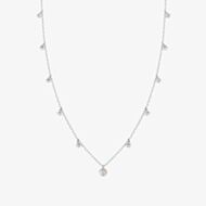 Clogau Two Colour Celebration Topaz Station Necklace 3SCEL935