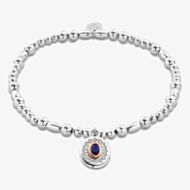 Clogau Princess Diana Sapphire Affinity Bead Bracelet 3SAFF0068